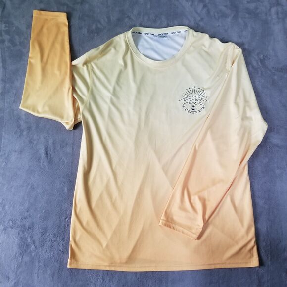 Spicy Tuna Performance ST PETE BEACH FL Mens Long Sleeve Sun Shirt Size 2XL - Picture 1 of 9